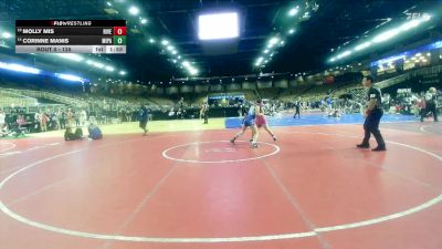 135 lbs Champ. Round 1 - Maria Peoples, Bartow Senior vs Sophia Gonzalez, Osceola (Kissimmee)