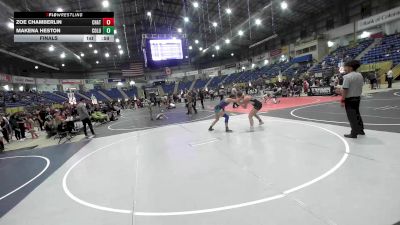 130 lbs Final - Zoe Chamberlin, Chatfield WC vs Makena Heston, Columbine Girls Wrestling