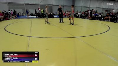 106 lbs Placement Matches (16 Team) - Ryan Hirchert, Idaho vs Jarrett Smith, Michigan