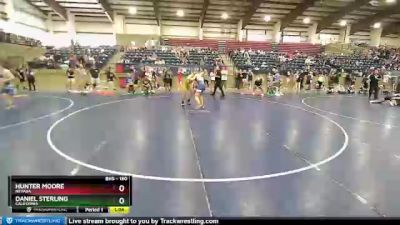 160 lbs Semifinal - Hunter Moore, Nevada vs Daniel Sterling, California