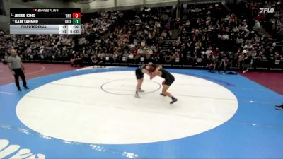 4A 285 lbs Quarterfinal - Sam Tanner, Green Canyon vs Jesse King, Timpanogos