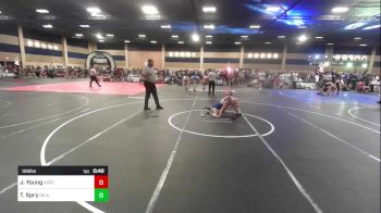 126 lbs Consi Of 8 #2 - Jaxson Young, AATC (All American TC) vs Talon Spry, Inland Elite