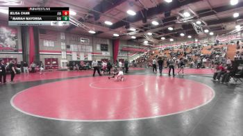 95 lbs Cons. Round 5 - Jelisa Chan, Ayala vs Mariah Mayorga, Eisenhower