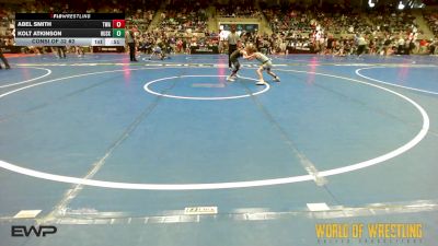 67 lbs Consi Of 32 #2 - Abel Smith, Terminator Wrestling Academy vs Kolt Atkinson, Husky Wrestling Club