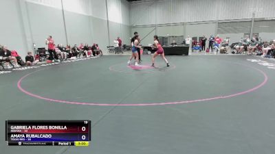 105 lbs Placement Matches (8 Team) - Gabriela Flores Bonilla, Indiana vs Amaya Rubalcado, Texas Red