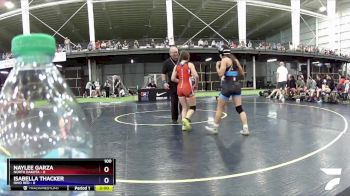 106 lbs Round 3 (8 Team) - Bria Brossart, North Dakota vs Mia Forberg, Ohio Red