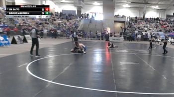 AA 113 lbs Quarterfinal - Jin Saito, Summit High School vs Boone Maughon, Cleveland High School