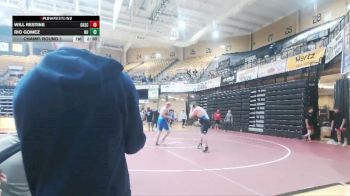 285 lbs Champ. Round 1 - Will Restine, Carl Albert State vs Rio Gomez, Newman