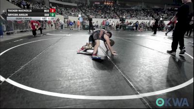 105 lbs Semifinal - Tucker Nuckolls, Mojo Grappling Academy vs Grycen Anglin, Chandler Takedown Club