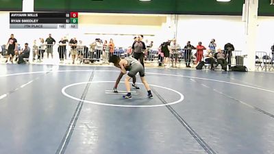 85 lbs 7th Place - Aviyahn Mills, GA vs Ryan Smedley, NJ