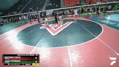 132 lbs Cons. Semi - Matthew Curtis, Oregon vs Owen Peterson, Alaska