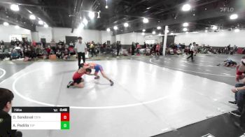 73 lbs Consi Of 4 - Diego Sandoval, Espanola Wrestling vs Ashton Padilla, Top Rank