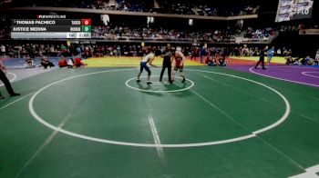 5A 144 lbs Quarterfinal - Thomas Pacheco, Amarillo Tascosa vs Justice Medina, North Richland Hills Richland