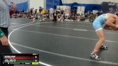 165 lbs Round 1 (8 Team) - Ayden King, Ohio Storm vs Joel Welch, CP Wrestling