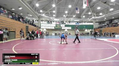 144 lbs Cons. Round 2 - Andre Paner, San Pasqual vs John Dang, Lakeside