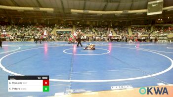 52 lbs Quarterfinal - Axel Ramirez, Smith Wrestling Academy vs Kaysen Peters, Dark Cloud Wrestling Club