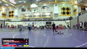 67 lbs Cons. Round 3 - Stephen Styer, Franklin Central Wrestling Club vs Ty Reed, Midwest Xtreme Wrestling