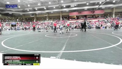 67 lbs Cons. Round 3 - Jaxson Kimball, Wichita Blue Knights vs Carson Harris, WR - Topeka Blue Thunder