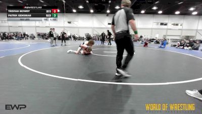 180 lbs Quarterfinal - Tristan Mowdy, Untouchables 14U Black vs Patrik Gensman, Washington 14U