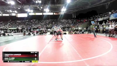 3A 220 lbs Semifinal - Max Clark, South Fremont vs Trenton Hawker, Weiser