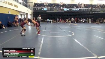 125 lbs Quarterfinal - Daniel Arellano, Sacramento City College vs Rylan Madrid, Mt. San Antonio College