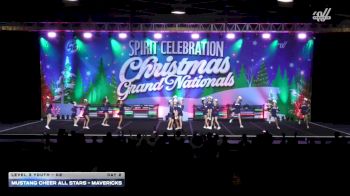 Mustang Cheer All Stars - Mavericks [2025 L3 Youth - D2 Day 2] 2025 Spirit Celebration Christmas Grand Nationals