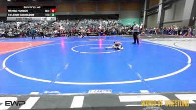68 lbs Semifinal - Hanna Hensen, Next Level vs Kyleigh Danielson, Texas Elite