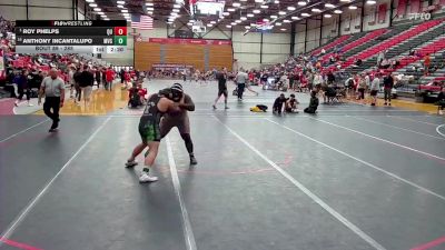 285 lbs Champ. Round 1 - Roy Phelps, Quincy vs Anthony Incantalupo, Missouri Valley