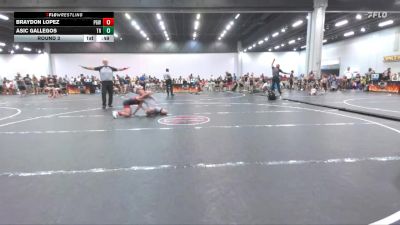 75 lbs Round 3 - Braydon Lopez, Proving Grounds Wrestling vs Asic Gallegos, Top Rank