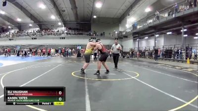 205 lbs Round 2 - Kasen Yates, Sedalia Youth Wrestling Club vs Eli Vaughan, Ozark Youth Wrestling