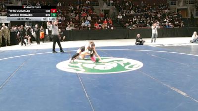 Girls 125 lbs Semifinal - Mya Gonzales, Legacy Academy vs Alexis Morales, Miyamura