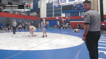 160 lbs Consy 3 - Garrett Newman, McGuffey vs Antonio Perkins, Burrell