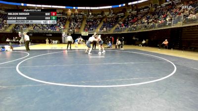 250 lbs Round Of 16 - Nelson Berger, North Schuylkill vs Lucas Risser, Coudersport