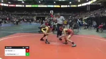 106 lbs Consi Of 32 #2 - William Farren, SwampMonsters vs Jeremiah Schliesman, Team Aggression