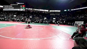 110 lbs Champ. Round 2 - Wyatt McDavid, AVL1 vs Davide Keirn, PROA