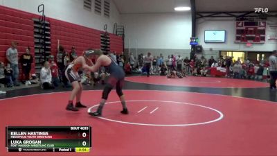 Round 3 - Kellen Hastings, Mediapolis Youth Wrestling vs Luka Grogan, Fort Madison Wrestling Club