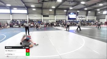 174 lbs Rr Rnd 2 - Walker Meyers, White River Jr. WC vs Joseph Kisting, Top Gun