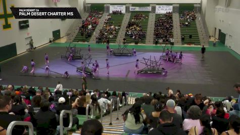 Palm Desert Charter MS "Palm Desert CA" at 2026 WGI Guard Manhattan Beach Regional+