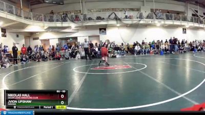 85 lbs Cons. Round 3 - Nikolas Hall, Salem Lions Wrestling Club vs Jvion Upshaw, Indiana