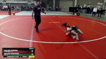 85 lbs Semis (4 Team) - Cullen Steffen, Little Falls vs Brooks Knutson, K-M