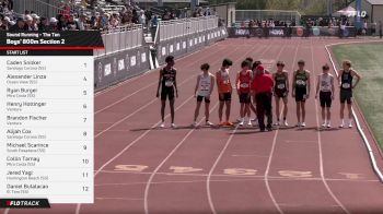 High School Boys' 800m, Prelims 1