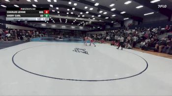 157 lbs Champ. Round 1 - Avery Carl, Bridgewater State vs Charles Levine, Muhlenberg