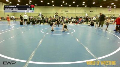 49 lbs Rr Rnd 5 - Colten Black, Tulsa Elite 9U vs Kempsey Conry, Mojo 9U