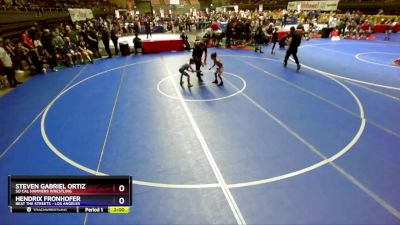 53 lbs 1st Place Match - Steven Gabriel Ortiz, So Cal Hammers Wrestling vs Hendrix Fronhofer, Beat The Streets - Los Angeles