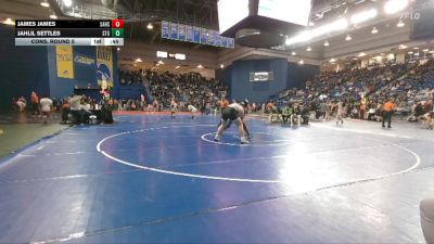 285 lbs Cons. Round 5 - Jahlil Settles, St Georges vs James James, Salem