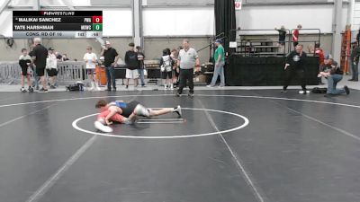 105 lbs Cons. Rd Of 16 - Malikai Sanchez, Prosser Wrestling Academy vs Tate Harshman, Mat Demon Wrestling Club