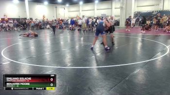 285 lbs Round 2 (6 Team) - Emiliano Solache, Wrestling University vs Benjamin Moore, Division-1