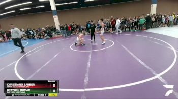 100-102 lbs Round 1 - Christiano Barber, Texas Select Wrestling vs Brayden Bomar, Rio Vista Wrestling