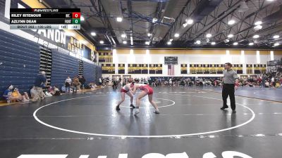 130 lbs Consy 2 - Riley Ritenour, Mt. Pleasant vs Azlynn Dean, Fort Cherry