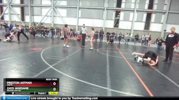 95-97 lbs Round 2 - Zayd Warsame, Beaver Dam WC vs Preston Axtman, INWTC